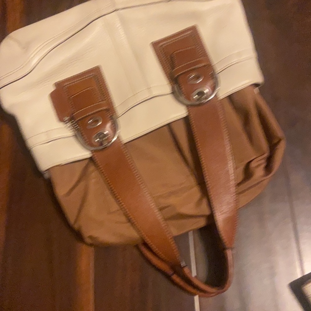 Coach cream & brown purse wallet set - Picture 9 of 16